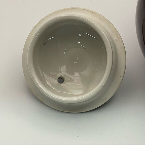 Hall- Elegant Brown Ceramic Teapot - Picture 13 of 14